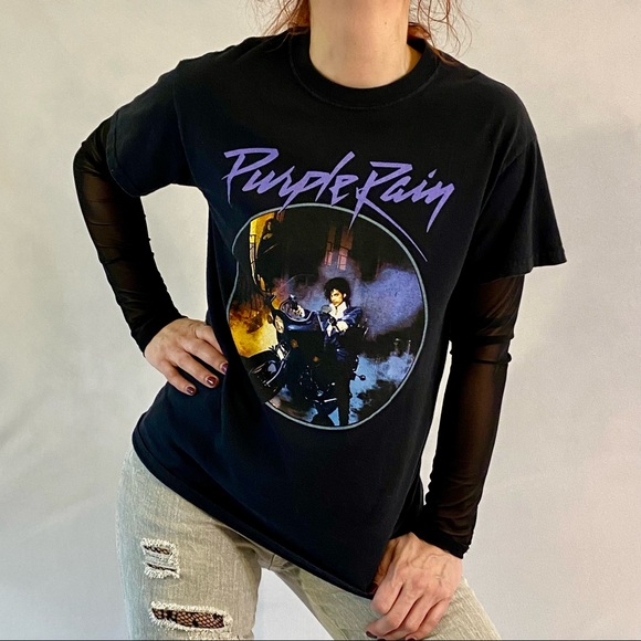 Prince “Purple Rain” tee size small - Picture 2 of 3